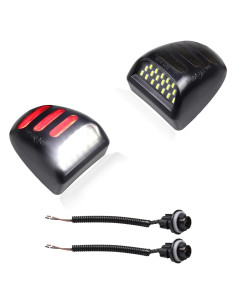 Luces de Placa LED FACAILAHA con Neon Rojo para Cadillac y Chevy