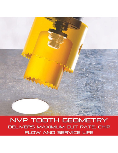 Sierra de Agujero Profunda Starrett 5,08 cm HSS Bi-Metal