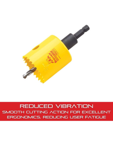 Sierra de Agujero Profunda Starrett 5,08 cm HSS Bi-Metal