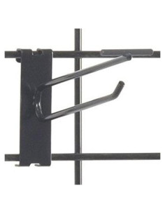 100 Ganchos Negros de 15.24 cm para Pared de Rejilla