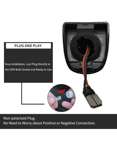 Luz Trasera LED AlyoNed Rojo para Chevy Silverado 2002-2013