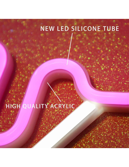 Luz Nocturna Helado YAOZHOU LED Rosa 4.5V Decoración