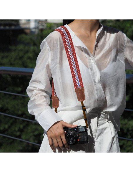 Correa de cámara Padwa Lifestyle Speed Rojo 1.5" Ajustable