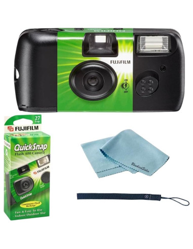 Cámara desechable Fujifilm QuickSnap Flash 400 - Paquete de 4