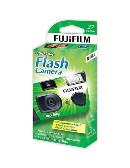 Cámara desechable Fujifilm QuickSnap Flash 400 - Paquete de 4