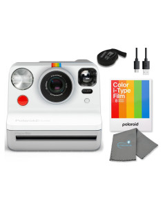 Cámara Instantánea Polaroid Now Gen 2 - Blanco Vintage + Película i-Type