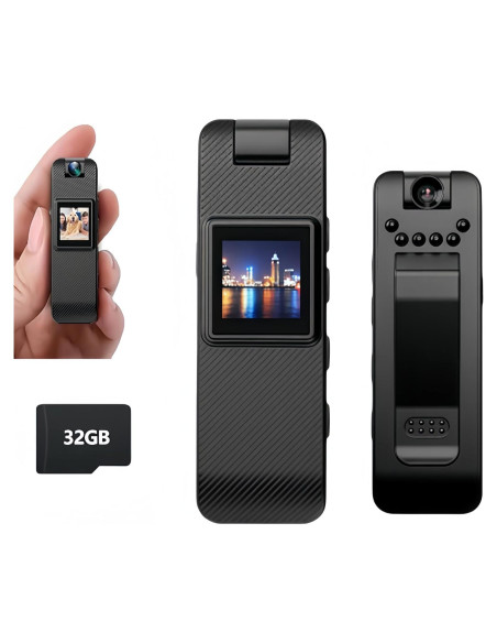 Cámara Mini Portátil FIRSTYLE HD 1080P con Lente Rotativa Cámara Mini Portátil FIRSTYLE HD 1080P con Lente Rotativa