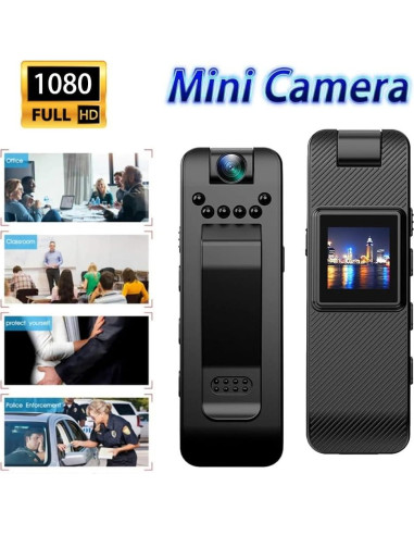 Cámara Mini Portátil FIRSTYLE HD 1080P con Lente Rotativa