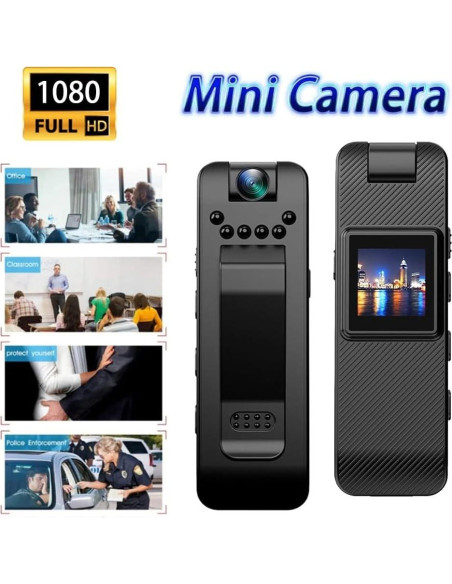 Cámara Mini Portátil FIRSTYLE HD 1080P con Lente Rotativa Cámara Mini Portátil FIRSTYLE HD 1080P con Lente Rotativa