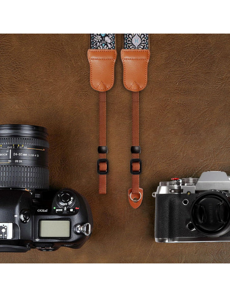 Correa de Cámara Ajustable Padwa Lifestyle Rosa Bordada 5cm