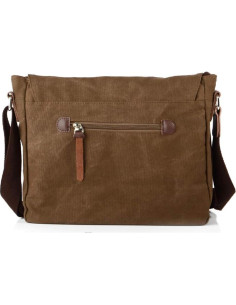 Bolsa de Mensajero Impermeable P-chaos para Cámara DSLR Marrón 2