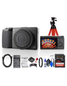 Cámara Digital Ricoh GR IIIx HDF 24.2MP + Accesorios Completo