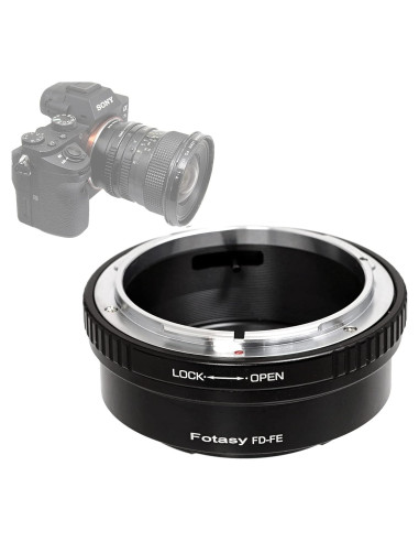 Adaptador de lente Fotasy FD a E Mount para Sony Mirrorless