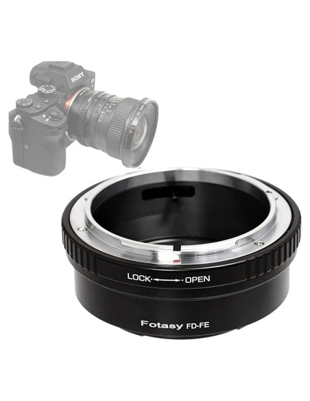 Adaptador de lente Fotasy FD a E Mount para Sony Mirrorless