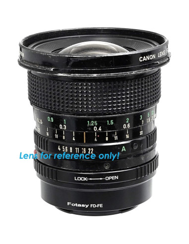 Adaptador de lente Fotasy FD a E Mount para Sony Mirrorless