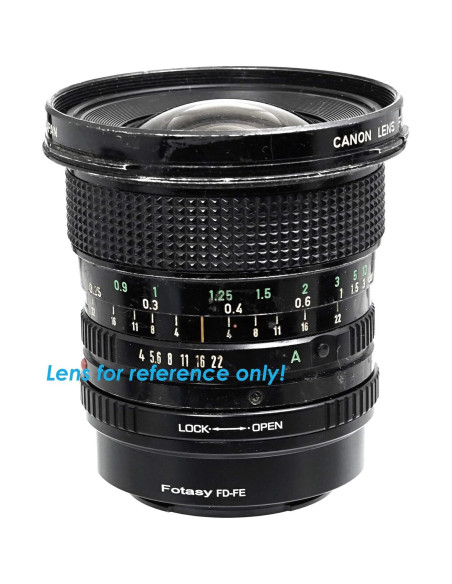 Adaptador de lente Fotasy FD a E Mount para Sony Mirrorless