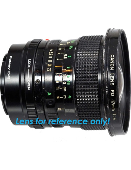 Adaptador de lente Fotasy FD a E Mount para Sony Mirrorless