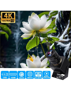 Cámara USB HDMI SVPRO 4K con Lente Zoom 2.8-12mm 2