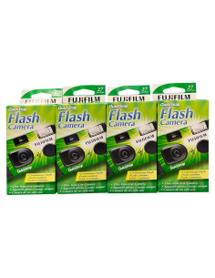 Cámara desechable Fujifilm QuickSnap Flash 400 - 4 cajas