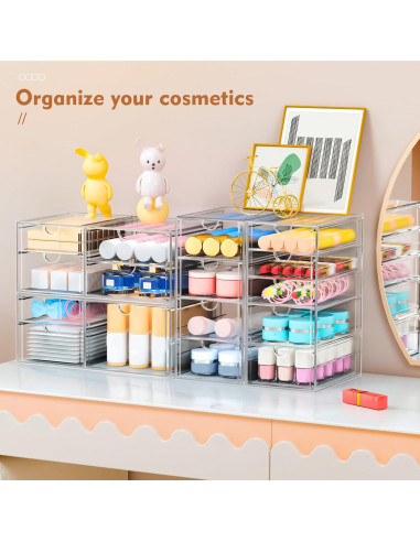 Organizador de Maquillaje ARSTPEOE 22 Cajones Acrílico