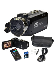 Cámara Digital Genius Tech GT-VCAM1 4K 42MP Zoom 18X