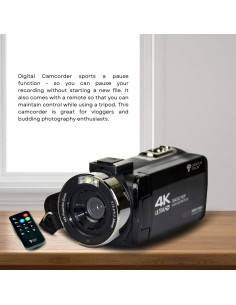 Cámara Digital Genius Tech GT-VCAM1 4K 42MP Zoom 18X 2