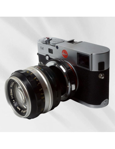 Adaptador de Montura PHOLSY Nikon F a Leica M 6 Bits