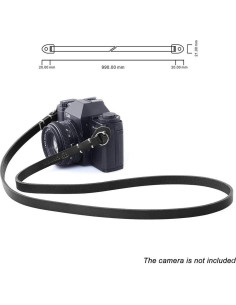 Correa de Cuero Genuino CANPIS para Cámara Negra 110cm 2