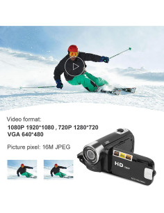 Cámara de Video Zopsc Full HD 1080P 16X Zoom Digital 2