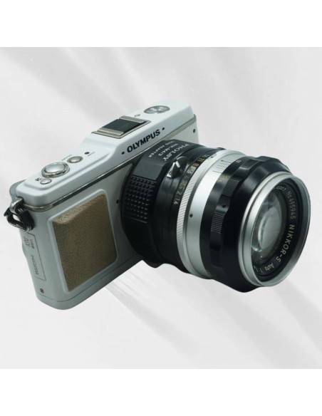 Adaptador de Montura PHOLSY Nikon F a M4/3 para Lentes Vintage
