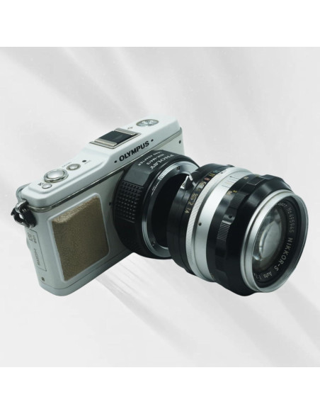 Adaptador de Montura PHOLSY Nikon F a M4/3 para Lentes Vintage