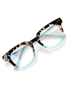 Gafas OPTOFENDY Anti Luz Azul Verde Mar Cuadradas UV400