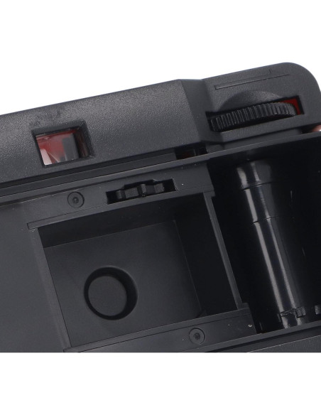 Cámara de película Jectse 35mm reutilizable rosa con flash