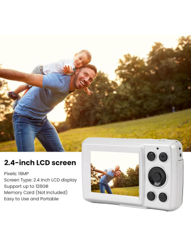 Cámara Digital Sanpyl 16MP Compacta con Pantalla 2.4"