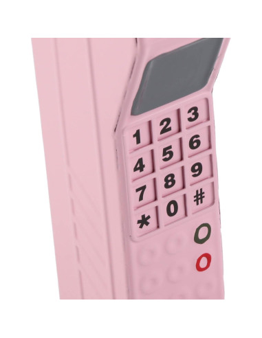 Prop Teléfono Retro Ladrillo WALFRONT 32 cm Hierro Rosa