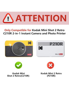 Funda Protectora MUZIRI KINOKOO para Kodak Mini Shot 2 - Marrón 2