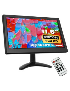 Monitor Portátil Hikity 11.6" Full HD 1920x1080 HDMI VGA BNC