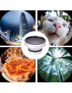 Lente Ojo de Pez 37mm 0.25X Tbest - Macro y Ultra Amplio 2