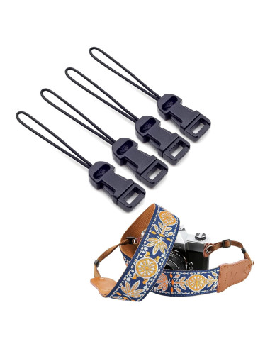Correa de Cámara Bordada Padwa Lifestyle con Adaptadores