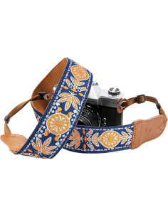 Correa de Cámara Bordada Padwa Lifestyle con Adaptadores 2