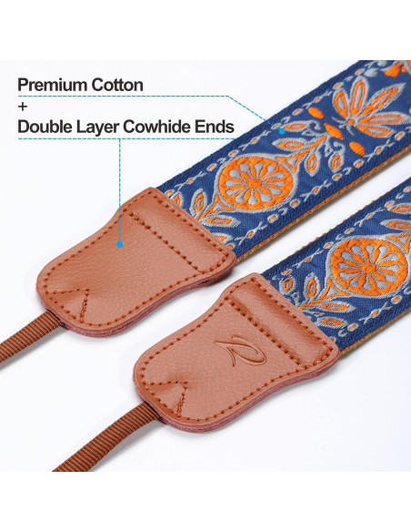 Correa de Cámara Bordada Padwa Lifestyle con Adaptadores