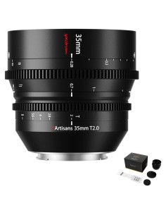 Lente de Cine 7artisans 35mm T2.0 para Sony E - Alta Apertura