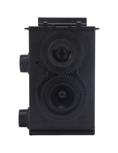 Cámara de película retro TLR 35mm Yosoo DIY doble lente