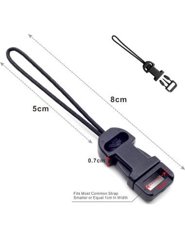 Correa de Cámara Bordada Padwa Lifestyle con Adaptadores