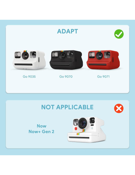 Funda Álbum Yinke para Cámara Instantánea Polaroid Go - Negro