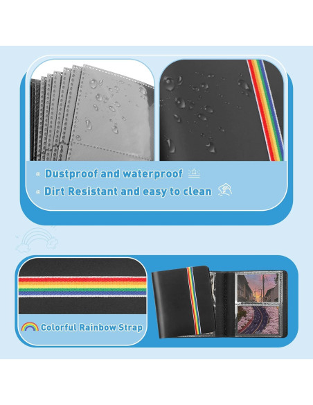 Funda Álbum Yinke para Cámara Instantánea Polaroid Go - Negro