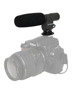 Micrófono Profesional Polaroid PLMICPRO para Cámara y Videocámara