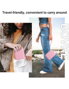 Funda de Transporte BOVKE para Polaroid Go Gen 2 Rosa 2