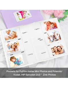 Álbum de Fotos Rekeen para Fujifilm Instax Mini, 180 Fotos 2