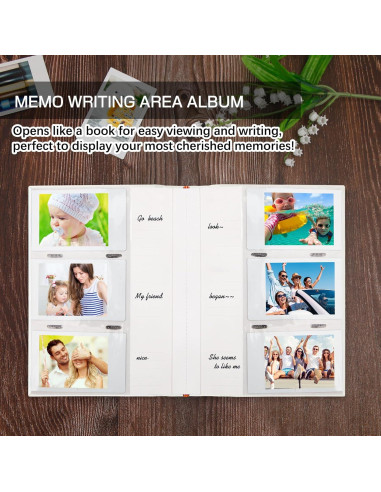 Álbum de Fotos Rekeen para Fujifilm Instax Mini, 180 Fotos